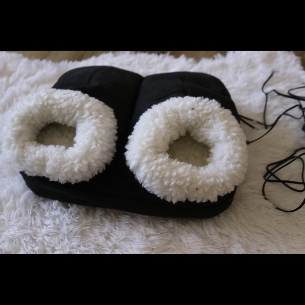 Heated, Vibrating Slippers